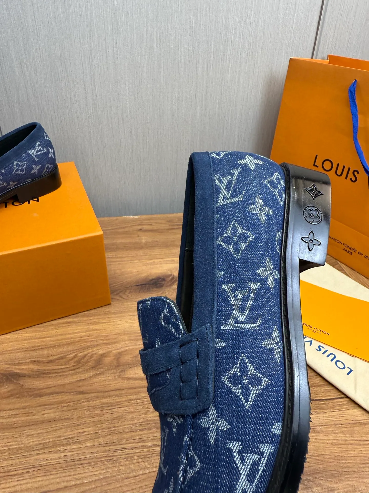 Factory 720💰 LV. Men's business casual leather shoes, all made of imported original brand leather, just to create a more comfortable wearing experience, original non-slip and wear-resistant outsole ✔️16-45 (38.45 non-refundable)
